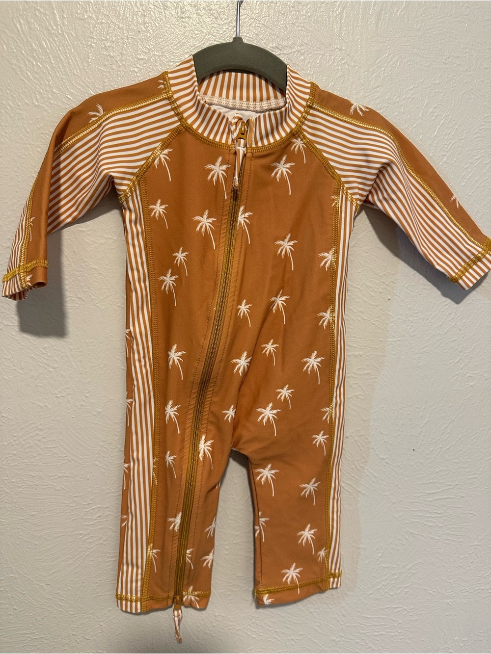 Caden Lane Long Sleeve Rash Guard Swim Romper